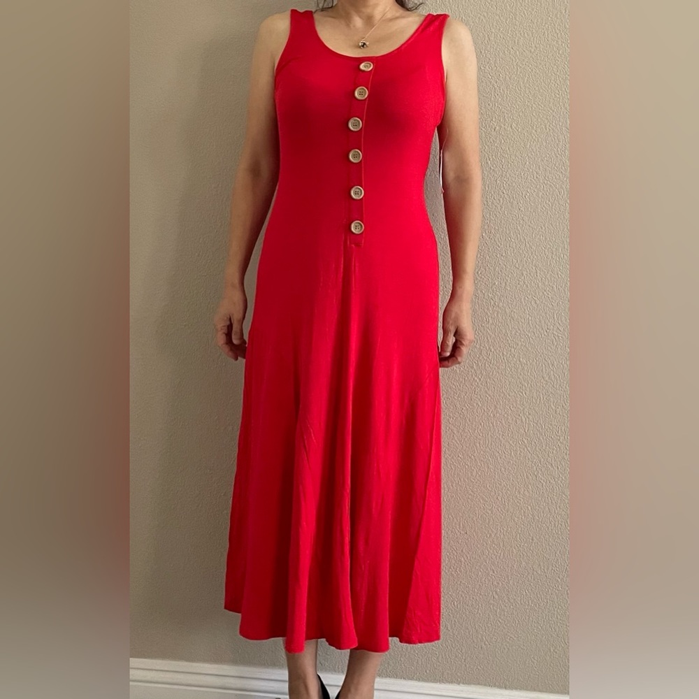 SUPERFOXX MIDI DRESS SIZE XS RED
